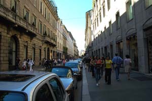 Modestrasse Via Monte Napoleone 