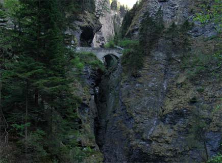 Rheindurchbruch an der Viamala Schlucht