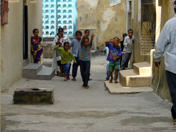 Kinder in der Altstadt