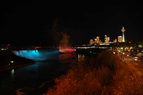 Niagara F�lle bei Nacht