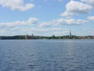 Mariefred mit Schloss Gripsholm