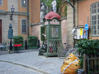 Telefonzelle auf schwedisch