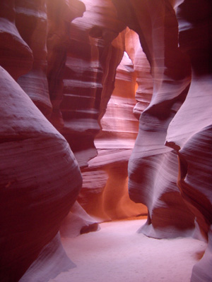 Zweite Kammer des Antelope Canyon