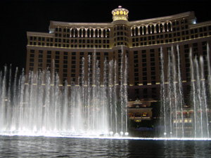 Bellagio mit Fontänen